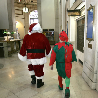 Santa and Elf